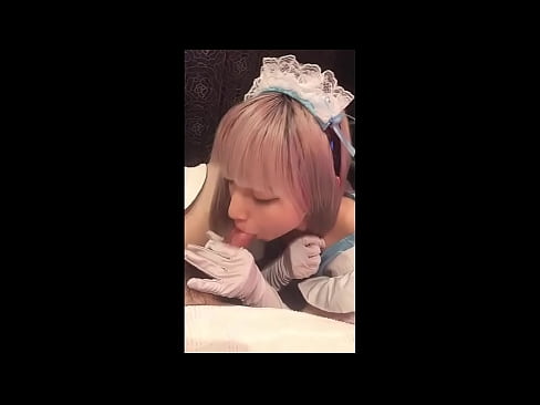❤️ Idol Japaneaidd [mayuka], gwisg morwyn Ffrengig, rhan 1, blowjob a jerk i ffwrdd gyda eli ❤️ porno Rwsiaidd wrthon ni ❌️